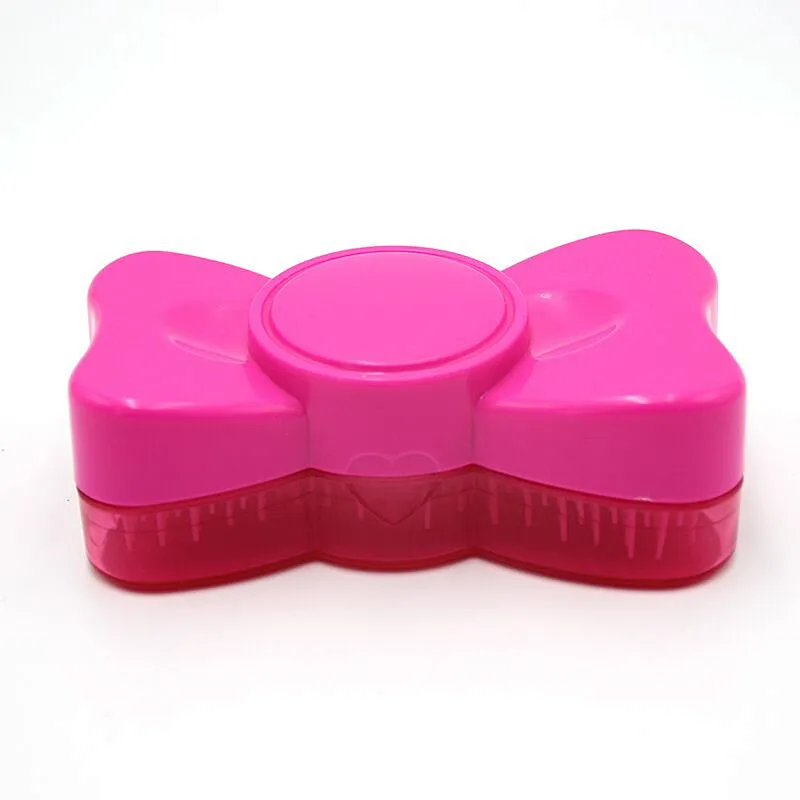 Wholesale E-Bour Bow Shaped Hair Combs Plastic Cute Styling Comb