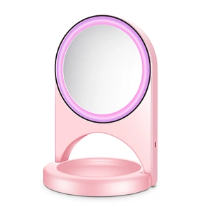 Wholesale Large Cosmetic Makeup Mirror Portable Make Up Mirrors Desktop Mirror with LED light