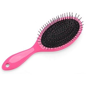 Hot sale colorful hair care brush massager soft cushion nylon bristles wet hair brush