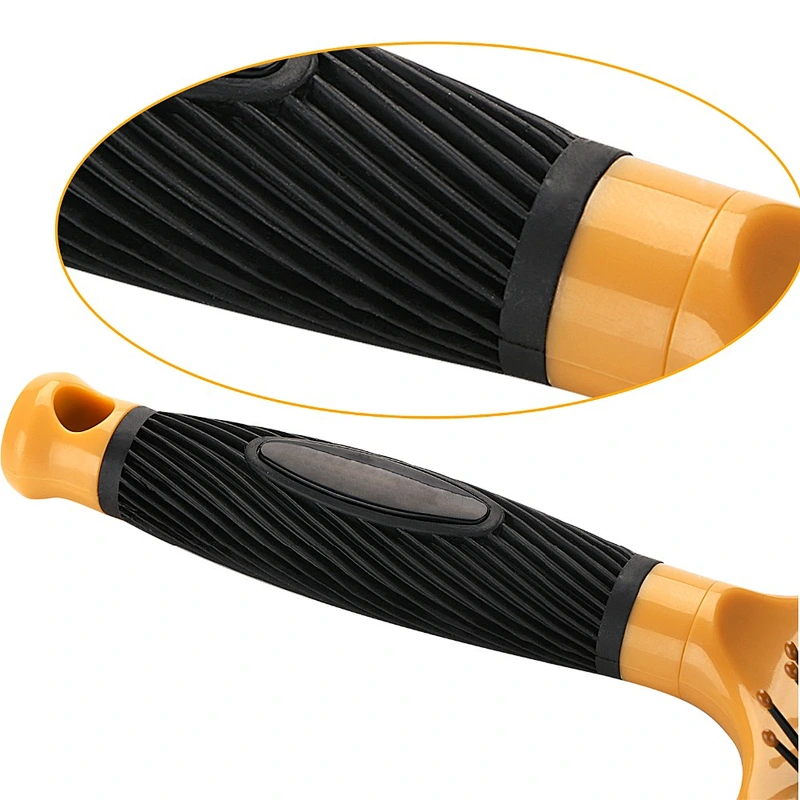 Paddle brush with detangling comb plastic paddle hair brushes detangling air cushion brushes