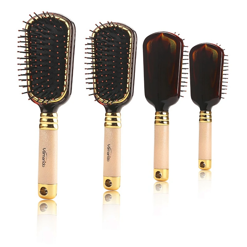 Professional paddle brush brush nylon soft hair smooth paddle detangling hair brush