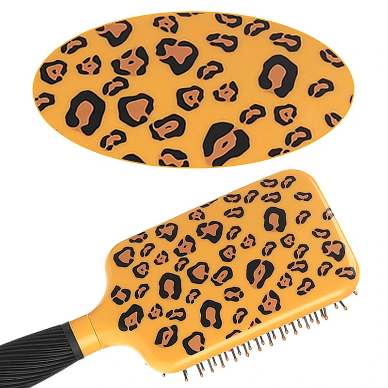 Paddle brush with detangling comb plastic paddle hair brushes detangling air cushion brushes