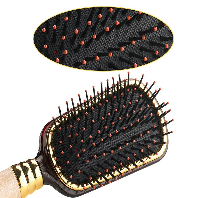 Professional paddle brush brush nylon soft hair smooth paddle detangling hair brush
