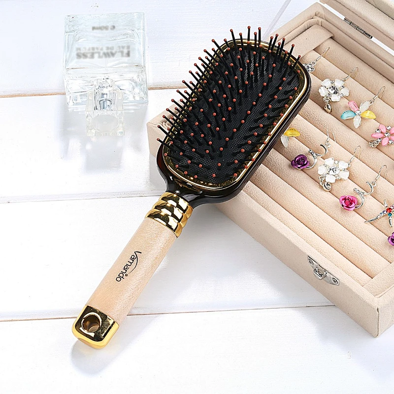 Professional paddle brush brush nylon soft hair smooth paddle detangling hair brush