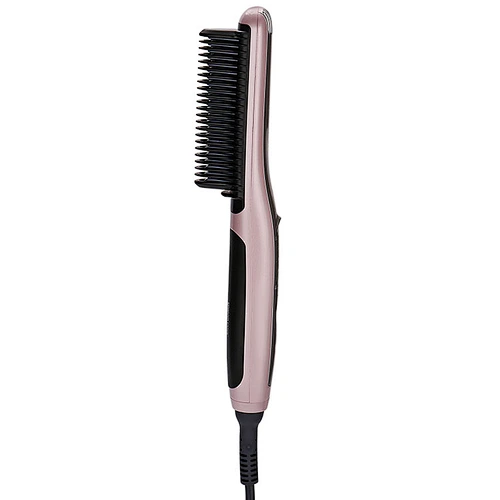Hair Straightening Brush Hair Straightener Fast PTC Ceramic Heating Straightening Irons Brush Anti Scald,360°Rotate Cord Portable Frizz-Free Hair Care Silky Straight Heated Comb,Travel and Salon