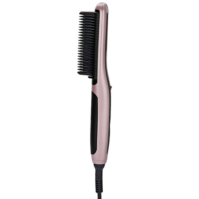 Hair Straightening Brush Hair Straightener Fast PTC Ceramic Heating Straightening Irons Brush Anti Scald,360°Rotate Cord Portable Frizz-Free Hair Care Silky Straight Heated Comb,Travel and Salon