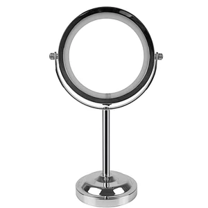 360 Degree Rotation LED Makeup Mirror Double Sided Round 3X Magnification LED Lighted Mirror