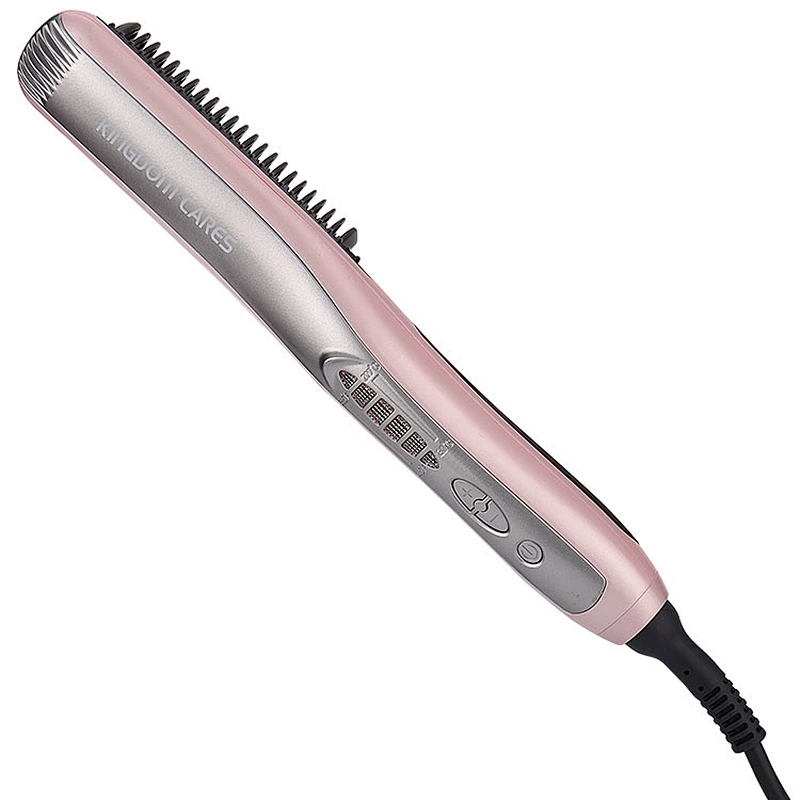 Hair Straightening Brush Hair Straightener Fast PTC Ceramic Heating Straightening Irons Brush Anti Scald,360°Rotate Cord Portable Frizz-Free Hair Care Silky Straight Heated Comb,Travel and Salon