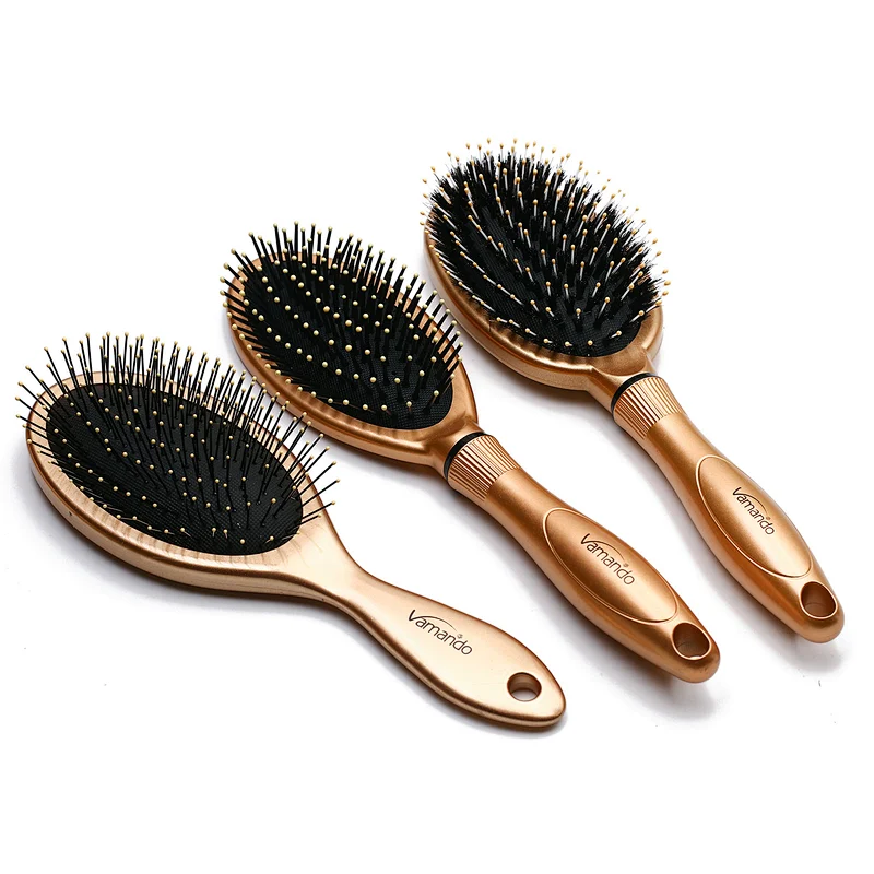 Customized Air Cushion Wet Hair Brush Curly Hair Styling Comb Scalp Massage Hair Brush Comb Set