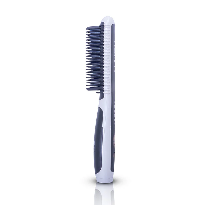 Hair Straightener Brush - Hair Straightening Iron with Built-in Comb, 6 Heat Levels for Frizz-Free Silky Hair, 30s Fast Heating & Anti-Scald,Perfect for Professional Salon at Home