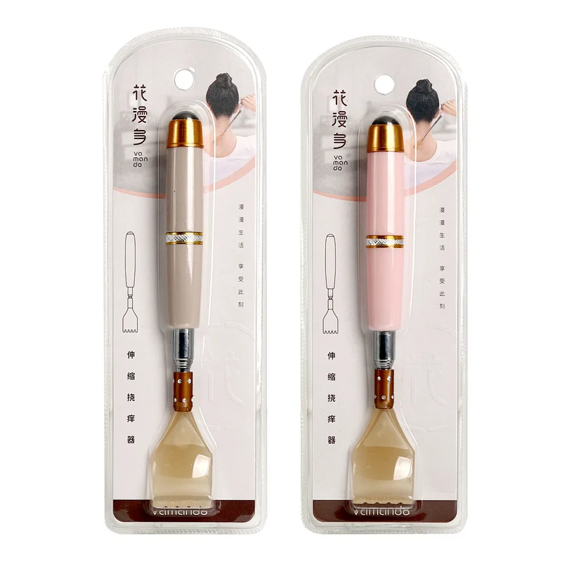 Erokicysh Comfortable Multi-purpose Portable Stainless Steel Retractable Back Scratcher