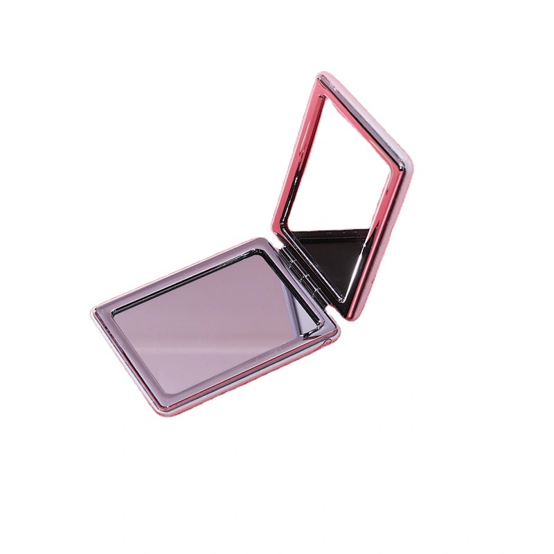 Erokicysh Magnifying Travel Makeup Mirror Round Square Rectangle Shape Lemon Pattern Mini Folding Pocket Mirror