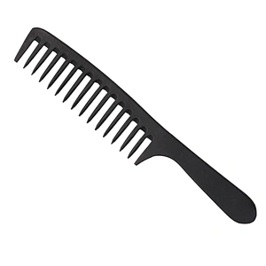Erokicysh Hairdressing Comb Plastic Large Manufacturing Customized Comfortable Plastic Wide Tooth Plastic Hair Comb With Logo