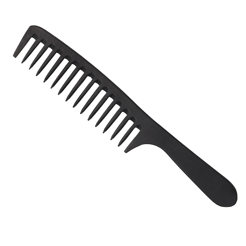 Erokicysh Hairdressing Comb Plastic Large Manufacturing Customized Comfortable Plastic Wide Tooth Plastic Hair Comb With Logo
