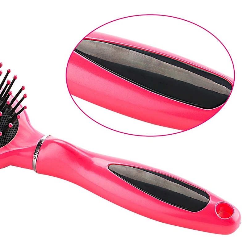 Wholesale High Quality Hair Comb Massager Anti-static Detangling Plastic Hair Brush