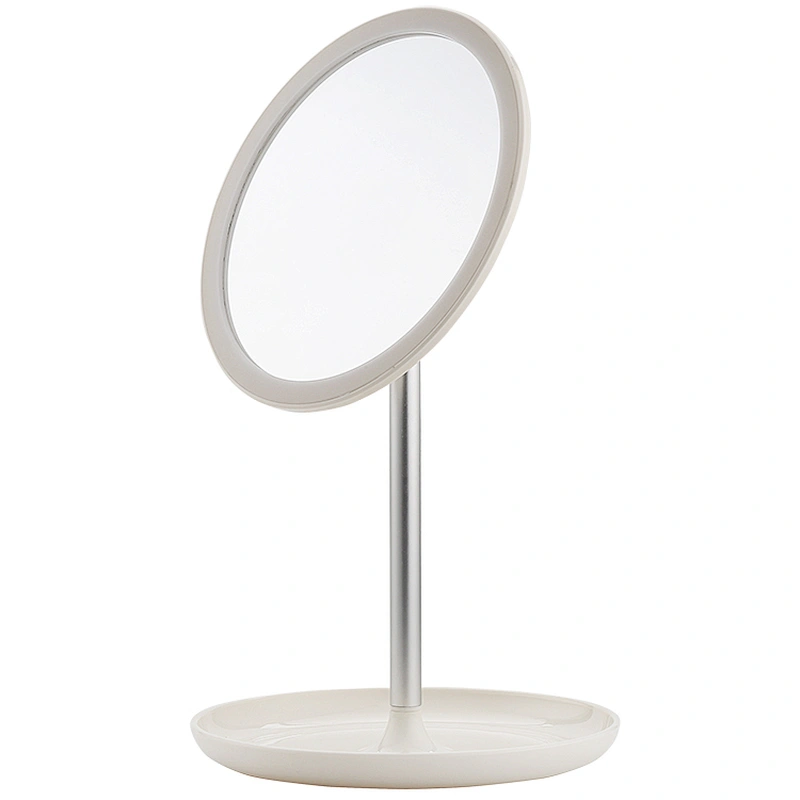 Customized Wholesale Minimalist Mirrors bathroom table round mirror tray