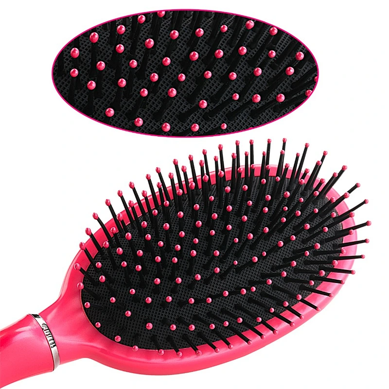 Wholesale High Quality Hair Comb Massager Anti-static Detangling Plastic Hair Brush