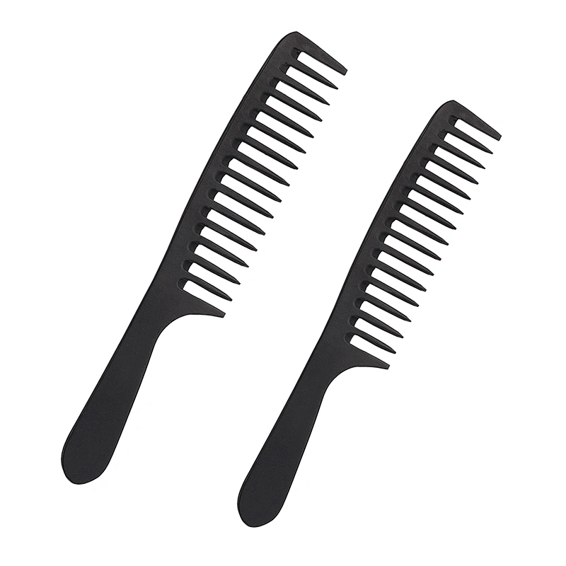 Erokicysh Hairdressing Comb Plastic Large Manufacturing Customized Comfortable Plastic Wide Tooth Plastic Hair Comb With Logo