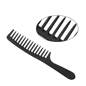 Erokicysh Hairdressing Comb Plastic Large Manufacturing Customized Comfortable Plastic Wide Tooth Plastic Hair Comb With Logo