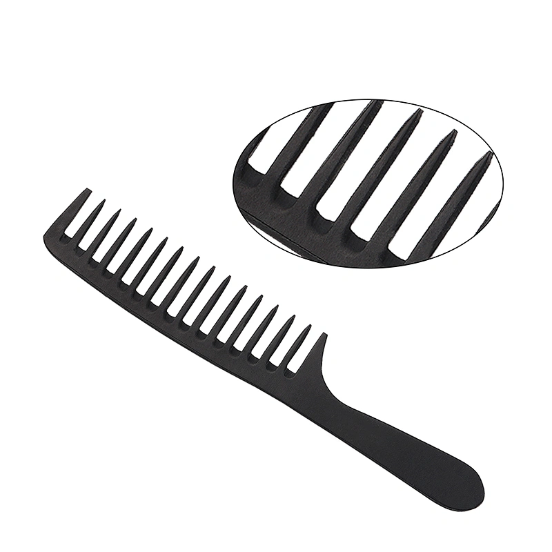 Erokicysh Hairdressing Comb Plastic Large Manufacturing Customized Comfortable Plastic Wide Tooth Plastic Hair Comb With Logo