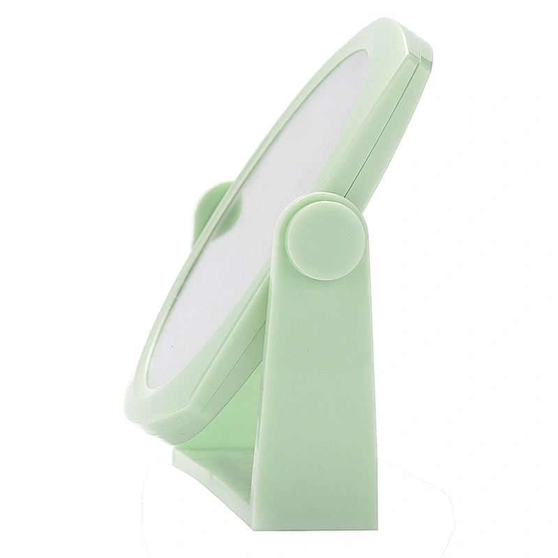 Hand Held Makeup Mirror Double Sides Handheld Mirrors Folding Table Mirrors Standing Make up Mirror Magnifying Miroir for Travel