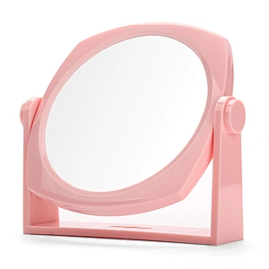 Erokicysh Mirror Glass Factory Hand Held Makeup Mirror Double Sides Handheld Mirrors Folding Table Mirrors Standing Make up Mirror