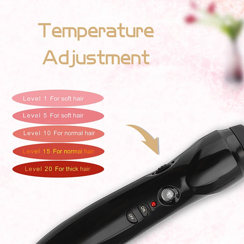 Erokicysh Electric Hot Comb Hair Straightener Heat Pressing Comb Ceramic Portable Curling Iron Anti-Scald Wigs Beard Hair Straightener Press Comb Travel Flat Iron Hair Straightening Brush for Natural Black
