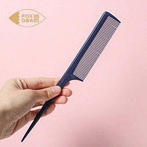 Private label long handle natural wide tooth wooden hair comb Anti-static Hair Comb With Large Wide Tooth Combs for hot sale