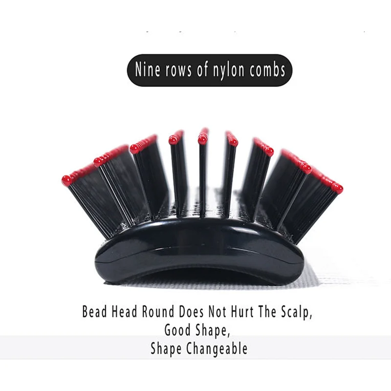 Customized Handle Natural Massage Scalp Handle Wood Cushion Paddle Wholesale Air Cushion Women Plastic Scalp Massage Hair Brush