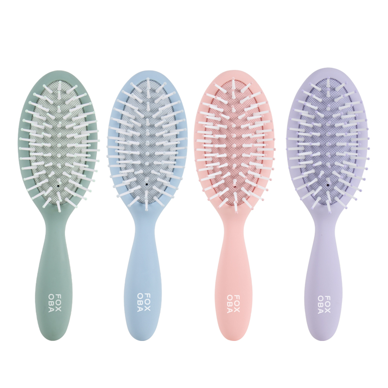 Customized Handle Natural Massage Scalp Handle Wood Cushion Paddle Wholesale Air Cushion Women Plastic Scalp Massage Hair Brush