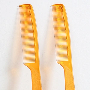 Private label Wide Tooth Hair Comb Detangling Best Durable High Quality Care Hand Grip Brush For Barber Hair Cutting