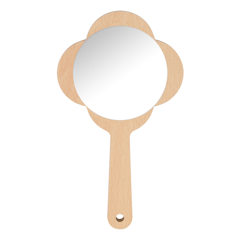 Wholesale Sample Handheld round Mini Custom Travel Make Up Logo Plastic Pocket Customize Vanity Mirror