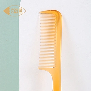 Hair Comb Custom Logo High Quality Durable Hairdressing Anti-Static Carbon Hair Comb Tail Comb