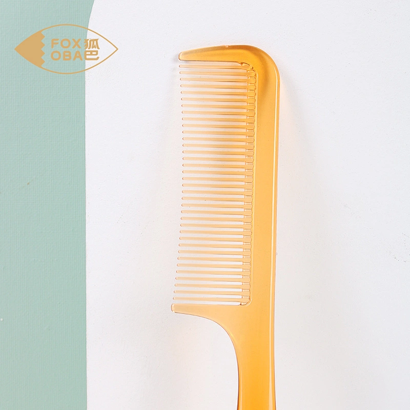 Hair Comb Custom Logo High Quality Durable Hairdressing Anti-Static Carbon Hair Comb Tail Comb