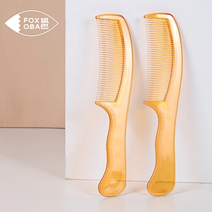 New Product Fashion Plastic Glitter Hair Combs Private Label Parting Comb Brush Paddle Hair Comb Care Hand Grip Brush For Barber