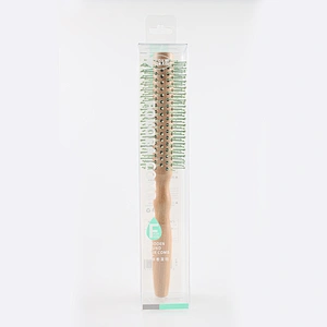 Wholesale Wood Comb Straight hair cylinder blow and roll Anti-Static Styling Daily Beauty Curling Brush for Blow Drying, Styling