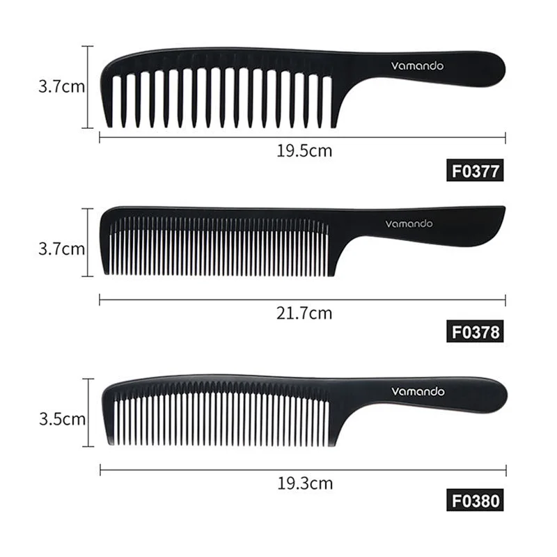 Private label long handle natural wide tooth wooden hair comb Anti-static Hair Comb With Large Wide Tooth Combs for hot sale
