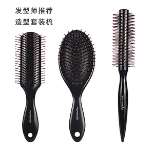 Customized Handle Natural Massage Scalp Handle Wood Cushion Paddle Wholesale Air Cushion Women Plastic Scalp Massage Hair Brush
