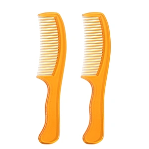 New Product Fashion Plastic Glitter Hair Combs Private Label Parting Comb Brush Paddle Hair Comb Care Hand Grip Brush For Barber