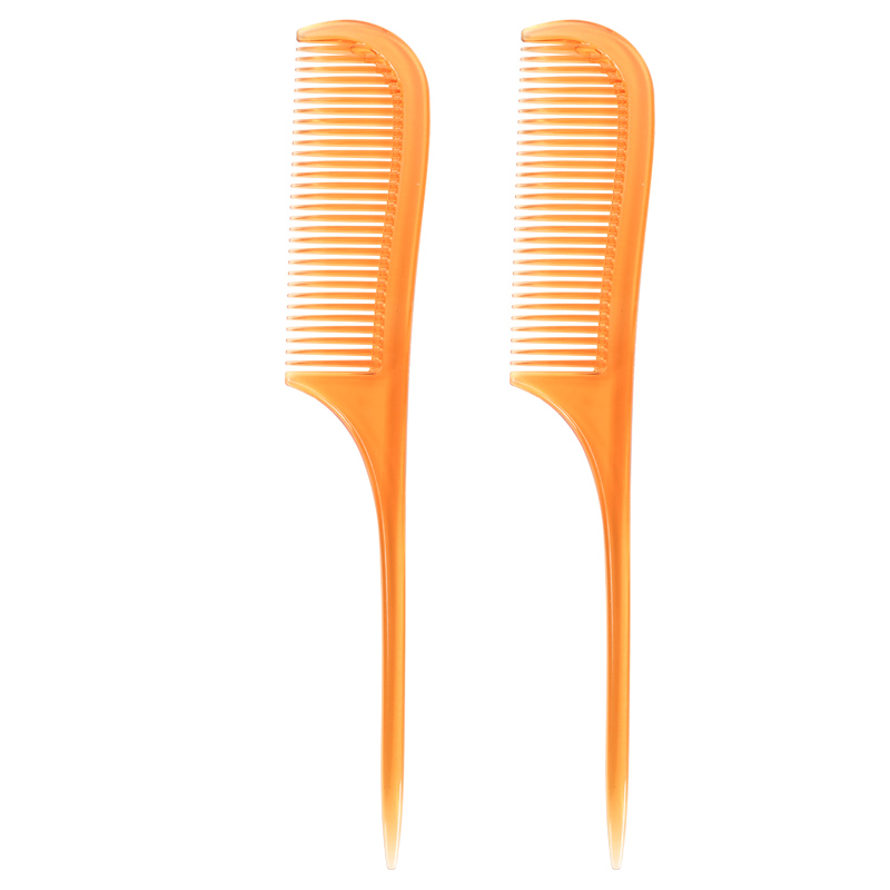 Private Brand Anti Static High Heat Resistant Salon Carbon Fiber Cutting Durable Plastic Hairdressing Styling Comb