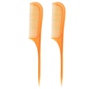 Private Brand Anti Static High Heat Resistant Salon Carbon Fiber Cutting Durable Plastic Hairdressing Styling Comb
