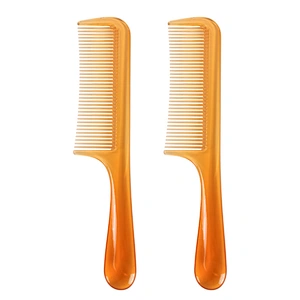Hair Comb Custom Logo High Quality Durable Hairdressing Anti-Static Carbon Hair Comb Tail Comb