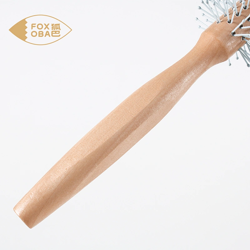 Wholesale Wood Comb Straight hair cylinder blow and roll Anti-Static Styling Daily Beauty Curling Brush for Blow Drying, Styling