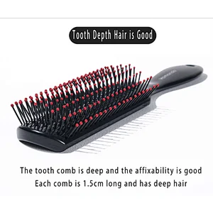 Customized Handle Natural Massage Scalp Handle Wood Cushion Paddle Wholesale Air Cushion Women Plastic Scalp Massage Hair Brush