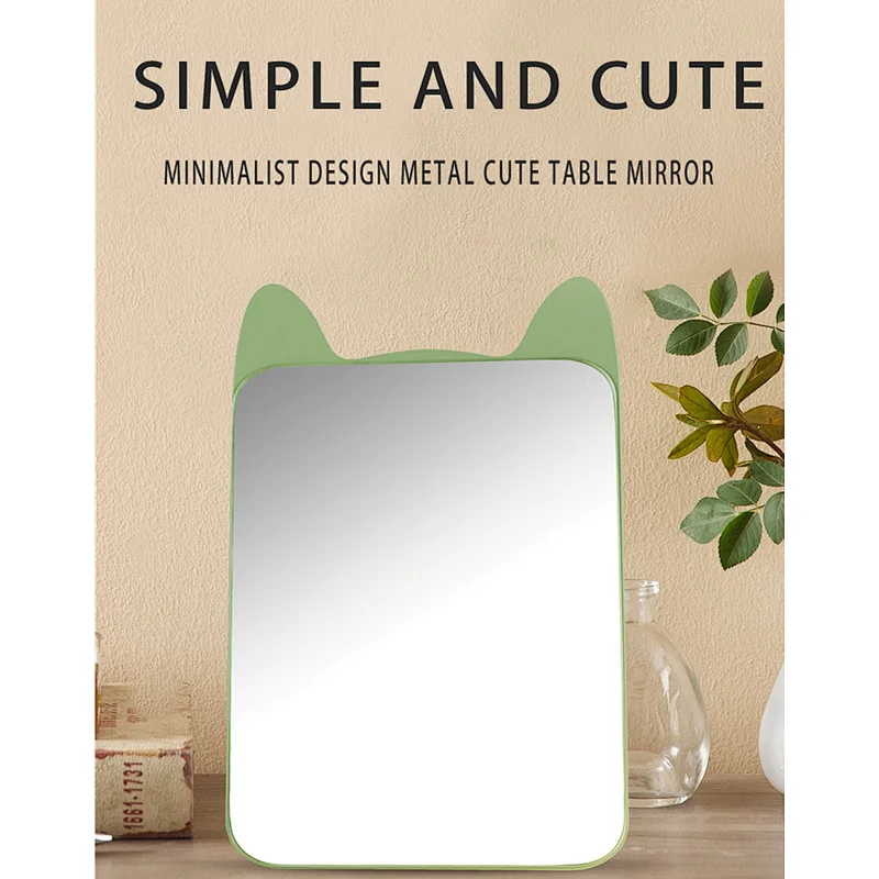 Table or Hand Vanity personalized girls pocket mirror makeup pocket mirror custom logo Plastic Pocket Customize Vanity Mirror