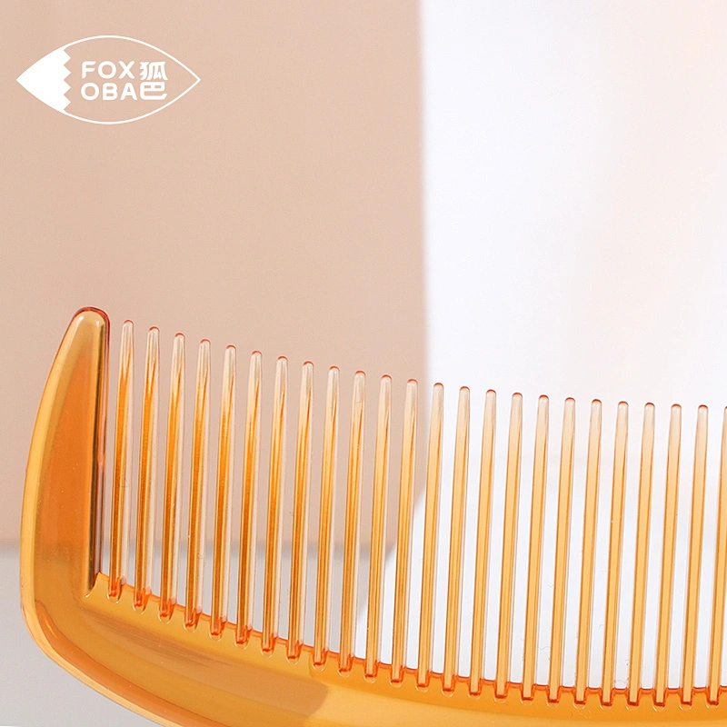 New Product Fashion Plastic Glitter Hair Combs Private Label Parting Comb Brush Paddle Hair Comb Care Hand Grip Brush For Barber