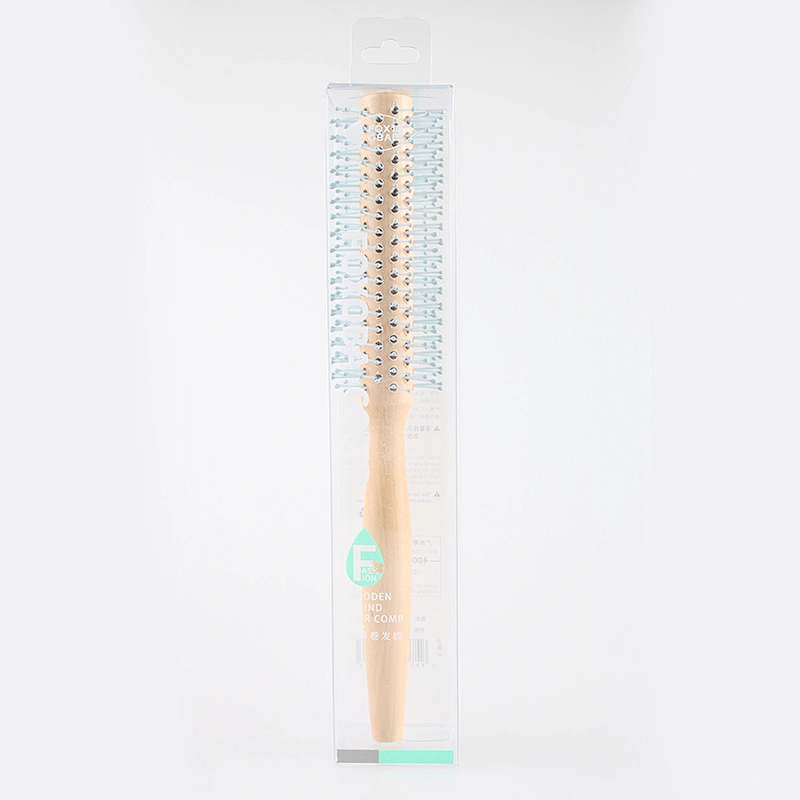 Wholesale Wood Comb Straight hair cylinder blow and roll Anti-Static Styling Daily Beauty Curling Brush for Blow Drying, Styling