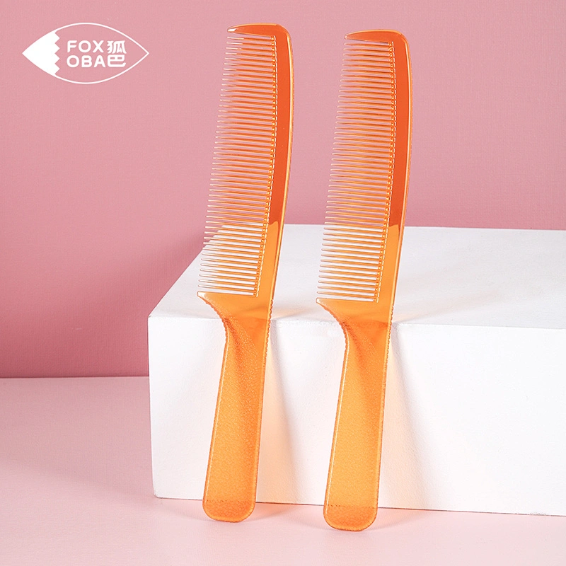 Private label Wide Tooth Hair Comb Detangling Best Durable High Quality Care Hand Grip Brush For Barber Hair Cutting