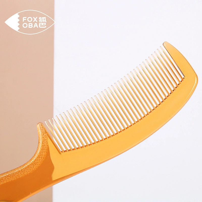 New Product Fashion Plastic Glitter Hair Combs Private Label Parting Comb Brush Paddle Hair Comb Care Hand Grip Brush For Barber