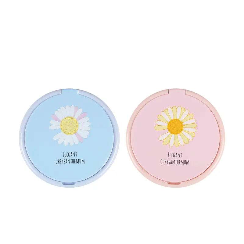 Hot Selling Wholesale Private Label Portable Private Label Round Shape Hand Held Size Cosmetic Pocket Makeup Mirror